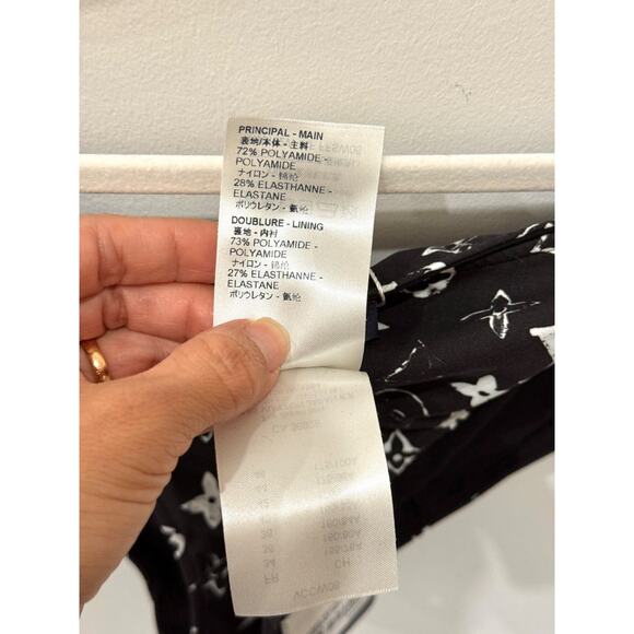 NWT Louis Vuitton LV Graphic Monogram Bikini Bottoms Black Women's FR 40 / US 8 - Picture 6 of 6